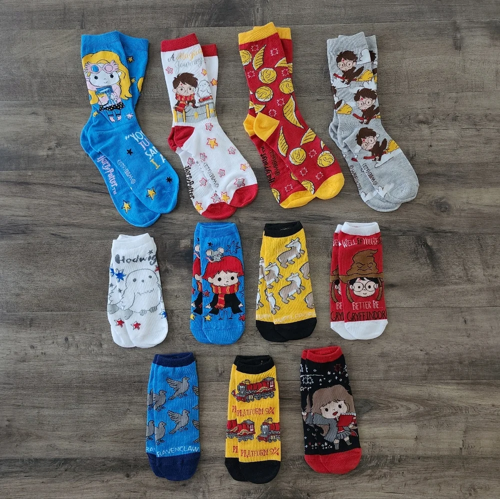Harry Potter Women's Sock Lot of 11 Pairs NWOT